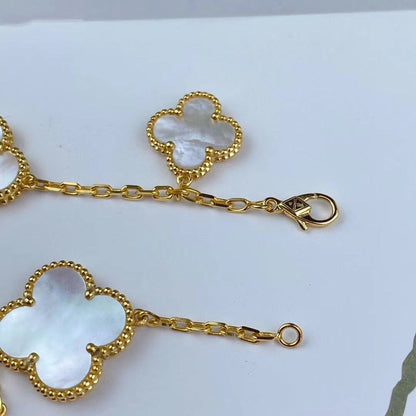 [Glow Jewelry]MAGIC CLOVER MOP GOLD BRACELET 5 MOTIFS