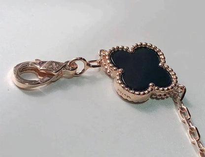 [Glow Jewelry]New CLOVER 5 MOTIFS MULTICOLOR BRACELET