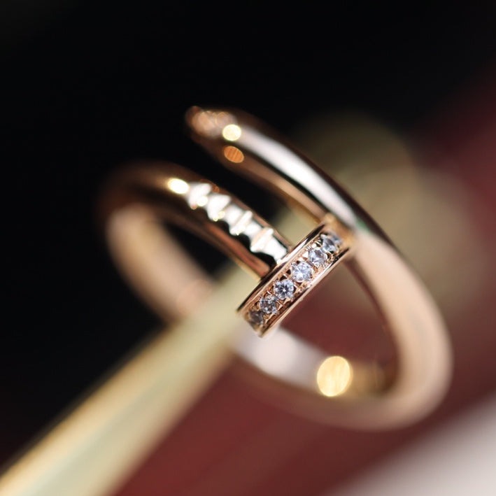 ¡®Glow Jewelry¡¯JUSTE RING 2.65MM PINK GOLD DIAMOND