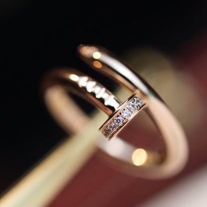 ¡®Glow Jewelry¡¯JUSTE RING 2.65MM PINK GOLD DIAMOND