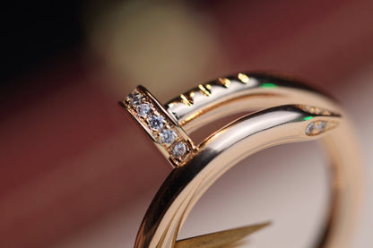 ¡®Glow Jewelry¡¯JUSTE RING 2.65MM PINK GOLD DIAMOND