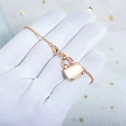¡®Glow Jewelry¡¯AMULETTE PEDANT ROSE GOLD NECKLACE