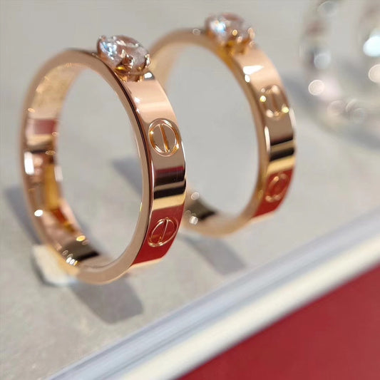 ¡®Glow Jewelry¡¯LOVE RING 3.6MM 1 BIG DIAMOND