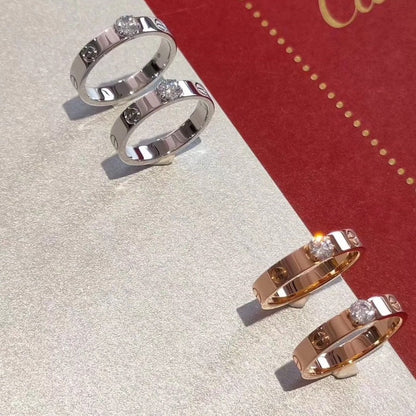[Glow Jewelry]LOVE RING 3.6MM 1 BIG DIAMOND