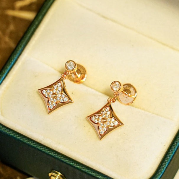 ¡®Glow Jewelry¡¯STAR DIAMONDS EARRINGS GOLD