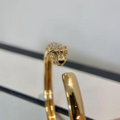 ¡®Glow Jewelry¡¯PANTHERE GOLD DIAMOND OPEN BRACELET