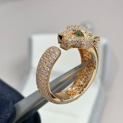 ¡®Glow Jewelry¡¯PANTHERE PINK GOLD DIAMOND RING