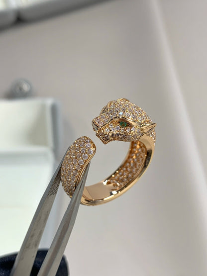 [Glow Jewelry]PANTHERE PINK GOLD DIAMOND RING