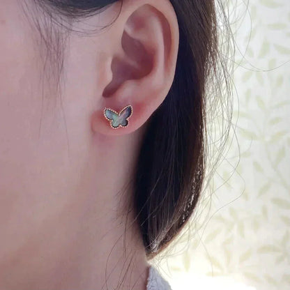 ¡®Glow Jewelry¡¯BUTTERFLY DARK MOP  EARRINGS