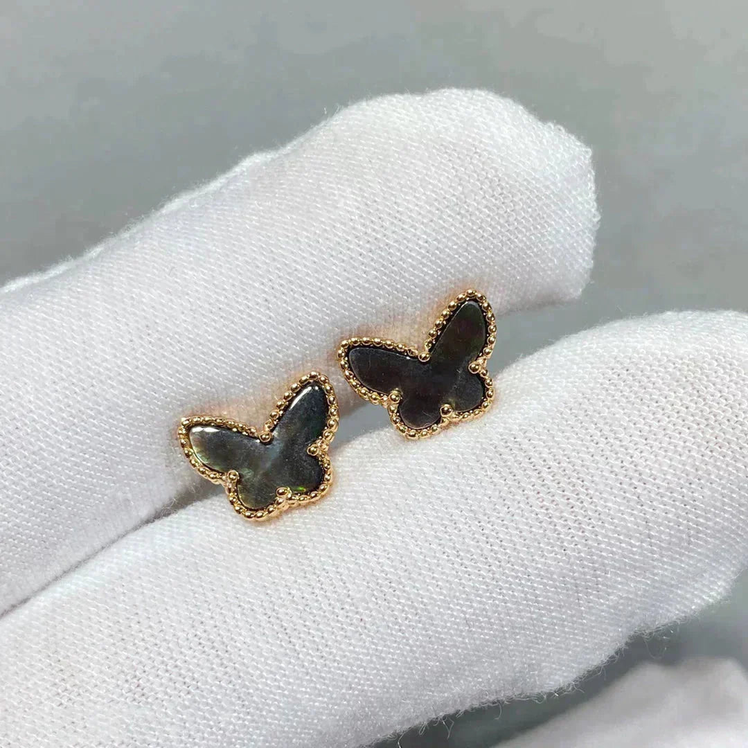 [Glow Jewelry]BUTTERFLY DARK MOP  EARRINGS