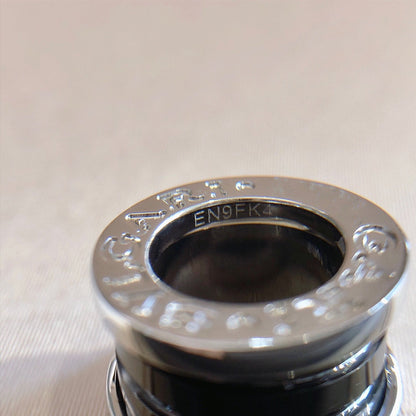[Glow Jewelry]ZERO 1 BLACK CERAMIC SILVER NECKLACE