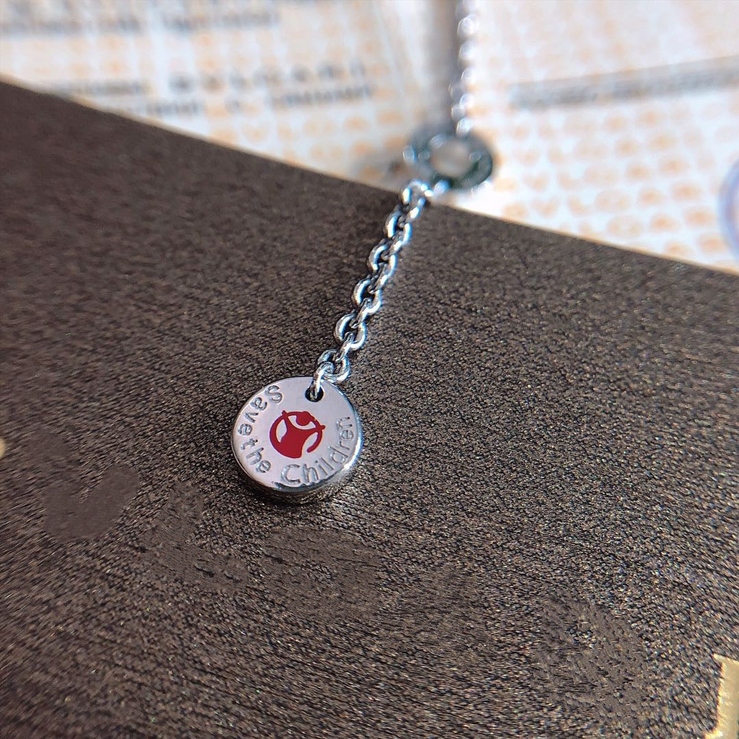 [Glow Jewelry]ZERO 1 BLACK CERAMIC SILVER NECKLACE