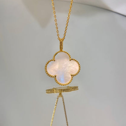 ¡®Glow Jewelry¡¯CLOVER 25MM MOP LARGE PENDANT NECKLACE