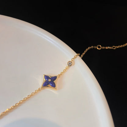 ¡®Glow Jewelry¡¯COLOR STAR PINK GOLD DIAMOND BRACELET