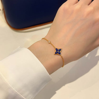 ¡®Glow Jewelry¡¯COLOR STAR PINK GOLD DIAMOND BRACELET