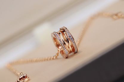 [Glow Jewelry]ZERO 1 PINK GOLD NECKLACE