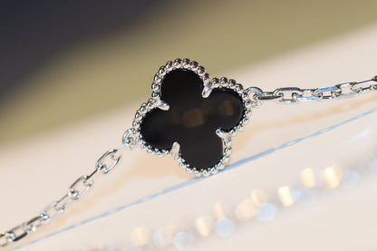 ¡®Glow Jewelry¡¯CLOVER 20 MOTIFS ONYX DIAMOND SILVER