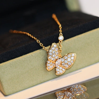 ¡®Glow Jewelry¡¯BUTTERFLY DIAMOND NECKLACE