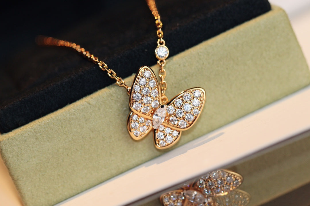 ¡®Glow Jewelry¡¯BUTTERFLY DIAMOND NECKLACE