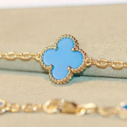 ¡®Glow Jewelry¡¯CLOVER 20 MOTIFS TURQUOISE GOLD