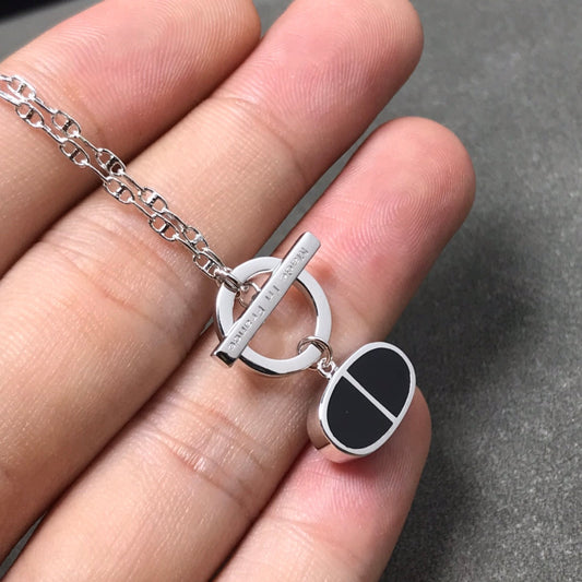 ¡®Glow Jewelry¡¯CHAINE VERSO BLACK CERAMIC  NECKLACE
