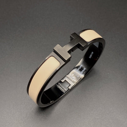 ¡®Glow Jewelry¡¯H BRACELET 12MM BLACK BEIGE CERAMIC
