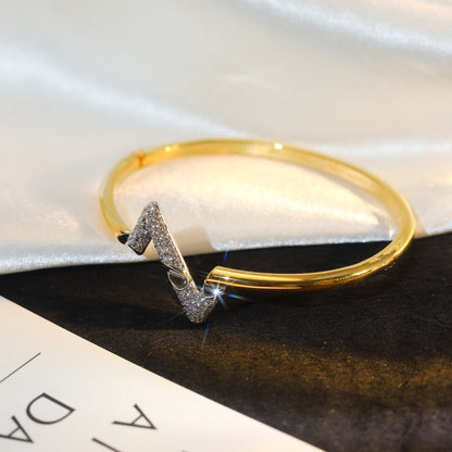 ¡®Glow Jewelry¡¯VOLTE UPSITE DOWN GOLD DIAMOND BRACELET