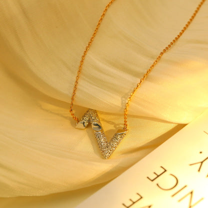 ¡®Glow Jewelry¡¯VOLT SILVER DIAMOND PEDANT NECKLACE