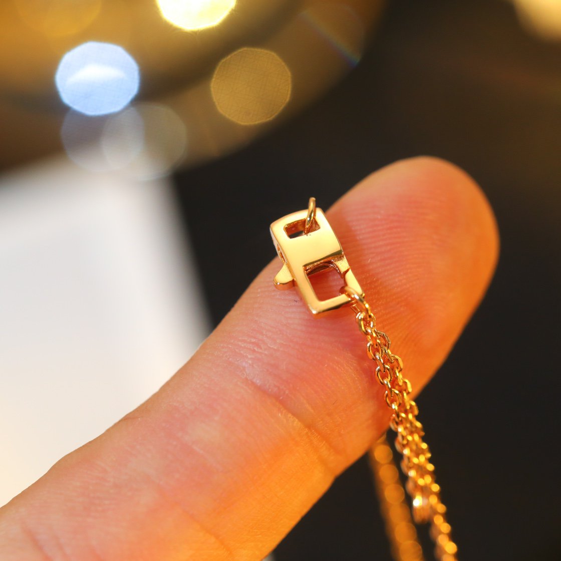 ¡®Glow Jewelry¡¯STAR AND SUN DIAMOND PINK GOLD NECKLACE