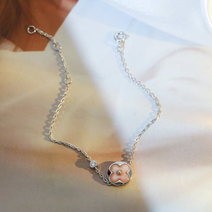 ¡®Glow Jewelry¡¯SUN MOTIF PINK MOP SILVER BRACELET