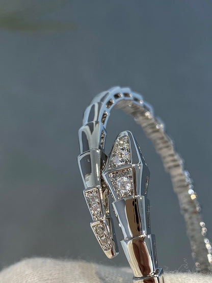 [Glow Jewelry]SERPENTI BRACELET DIAMONDS SILVER