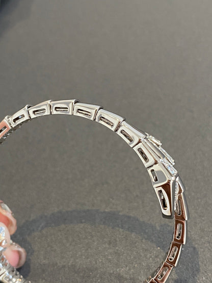 [Glow Jewelry]SERPENTI BRACELET DIAMONDS SILVER