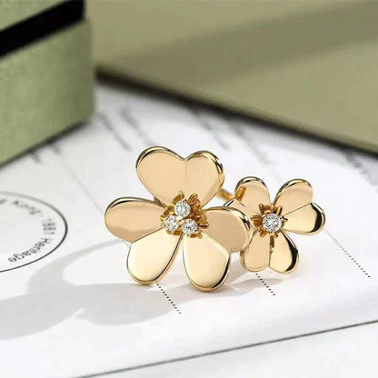 ¡®Glow Jewelry¡¯CLOVER COMOS GOLD DIAMOND RING