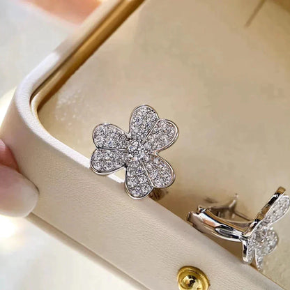 ¡®Glow Jewelry¡¯CLOVER COMOS DIAMOND EARRINGS SILVER