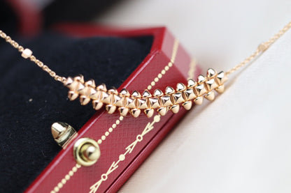 [Glow Jewelry]CLASH PINK GOLD NECKLACE