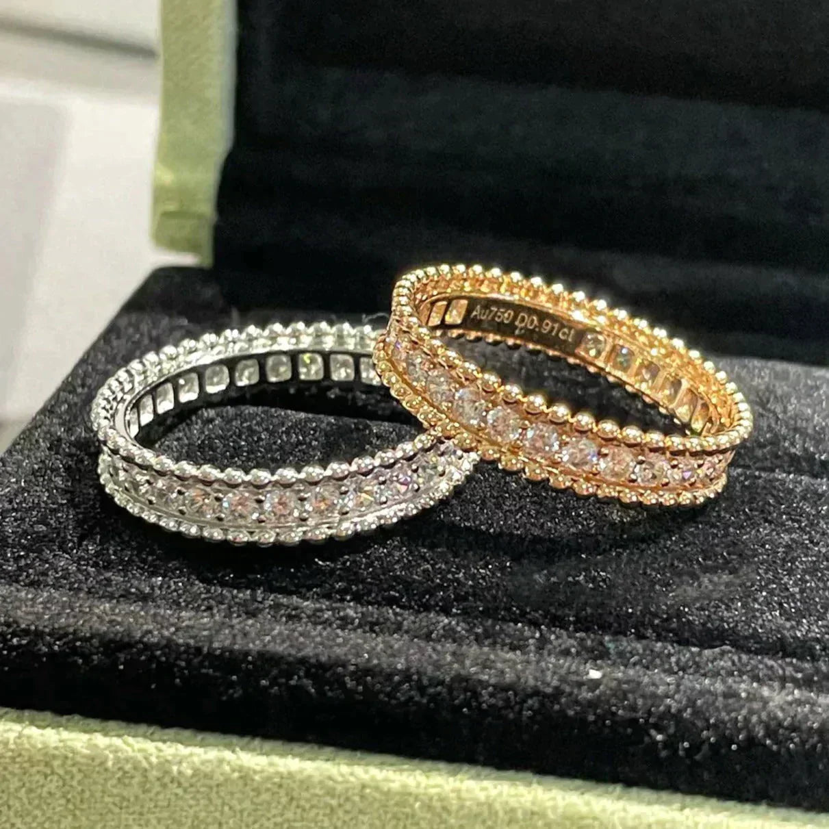 [Glow Jewelry]PERLEE DIAMOND ROSE GOLD RING