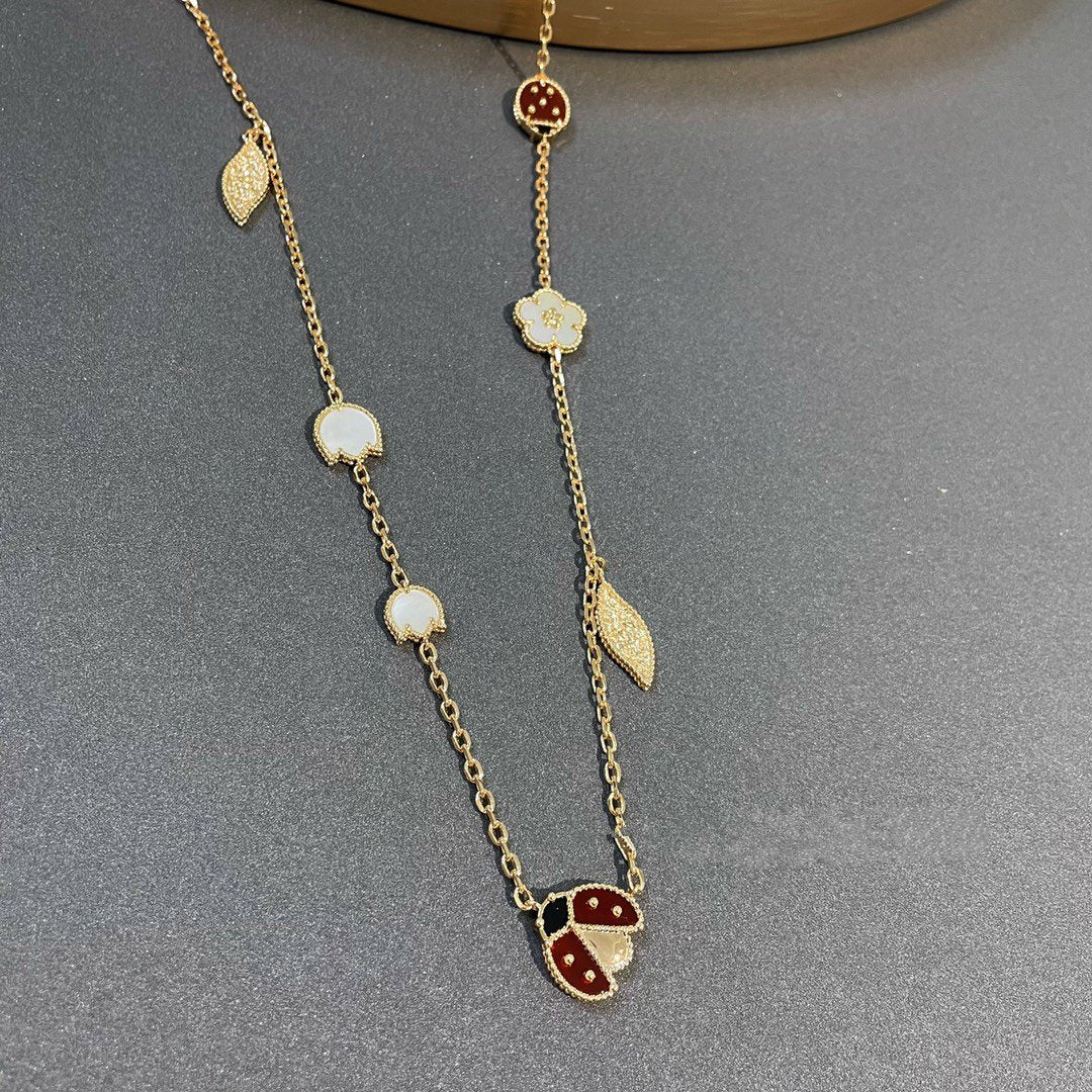 ¡®Glow Jewelry¡¯LUCKY SPRING 15 MOTIFS GOLD NECKLACE