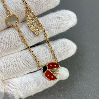 ¡®Glow Jewelry¡¯LUCKY SPRING 15 MOTIFS GOLD NECKLACE