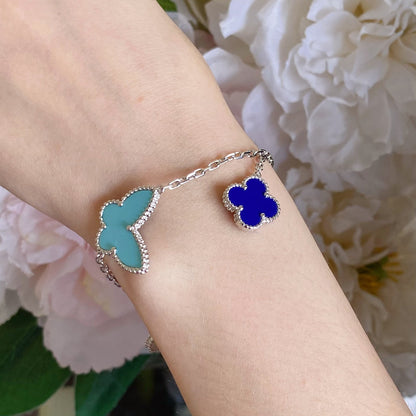 [Glow Jewelry]LUCKY SPRING SILVER BRACELET 4 MOTIF