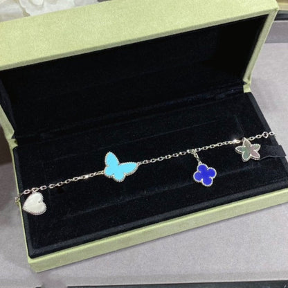 ¡®Glow Jewelry¡¯LUCKY SPRING SILVER BRACELET 4 MOTIF