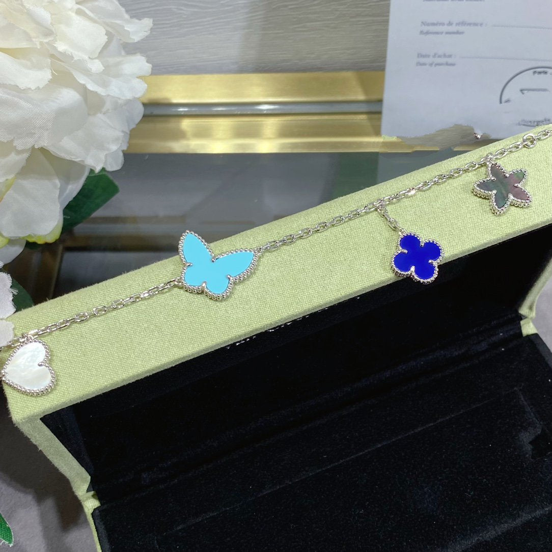 ¡®Glow Jewelry¡¯LUCKY SPRING SILVER BRACELET 4 MOTIF