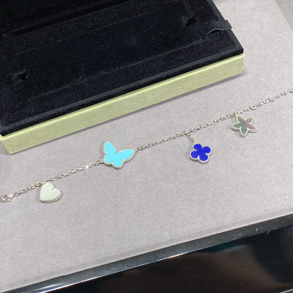 ¡®Glow Jewelry¡¯LUCKY SPRING SILVER BRACELET 4 MOTIF