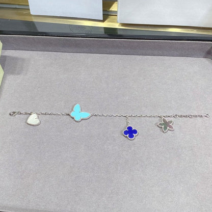 ¡®Glow Jewelry¡¯LUCKY SPRING SILVER BRACELET 4 MOTIF