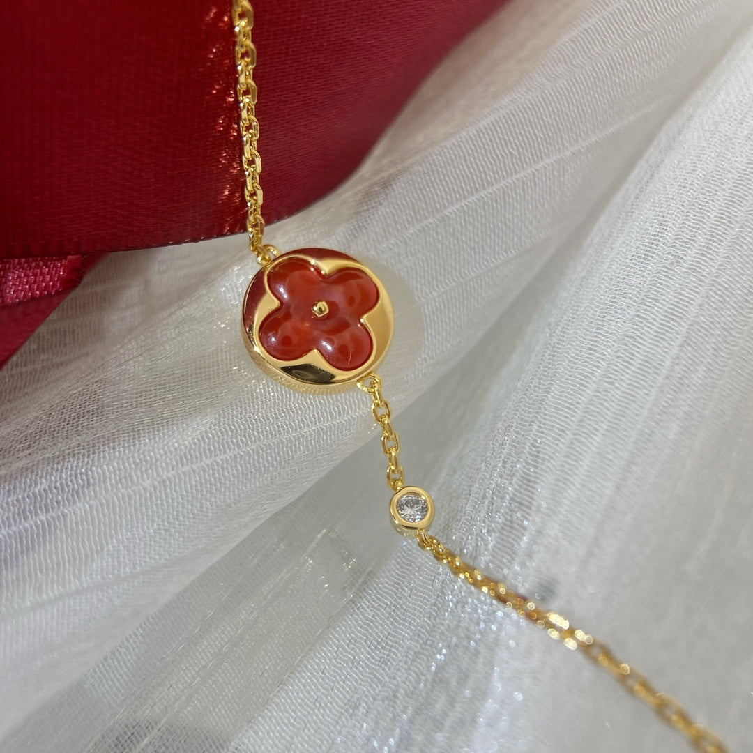 [Glow Jewelry]SUN PEDANT CARNELIAN BRACELET