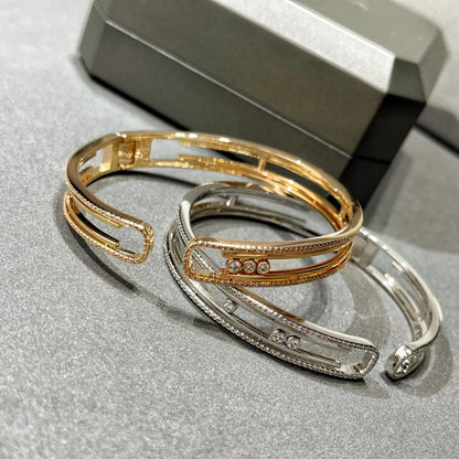 [Glow Jewelry]MOVE 10TH PAVED DIAMOND BRACELET