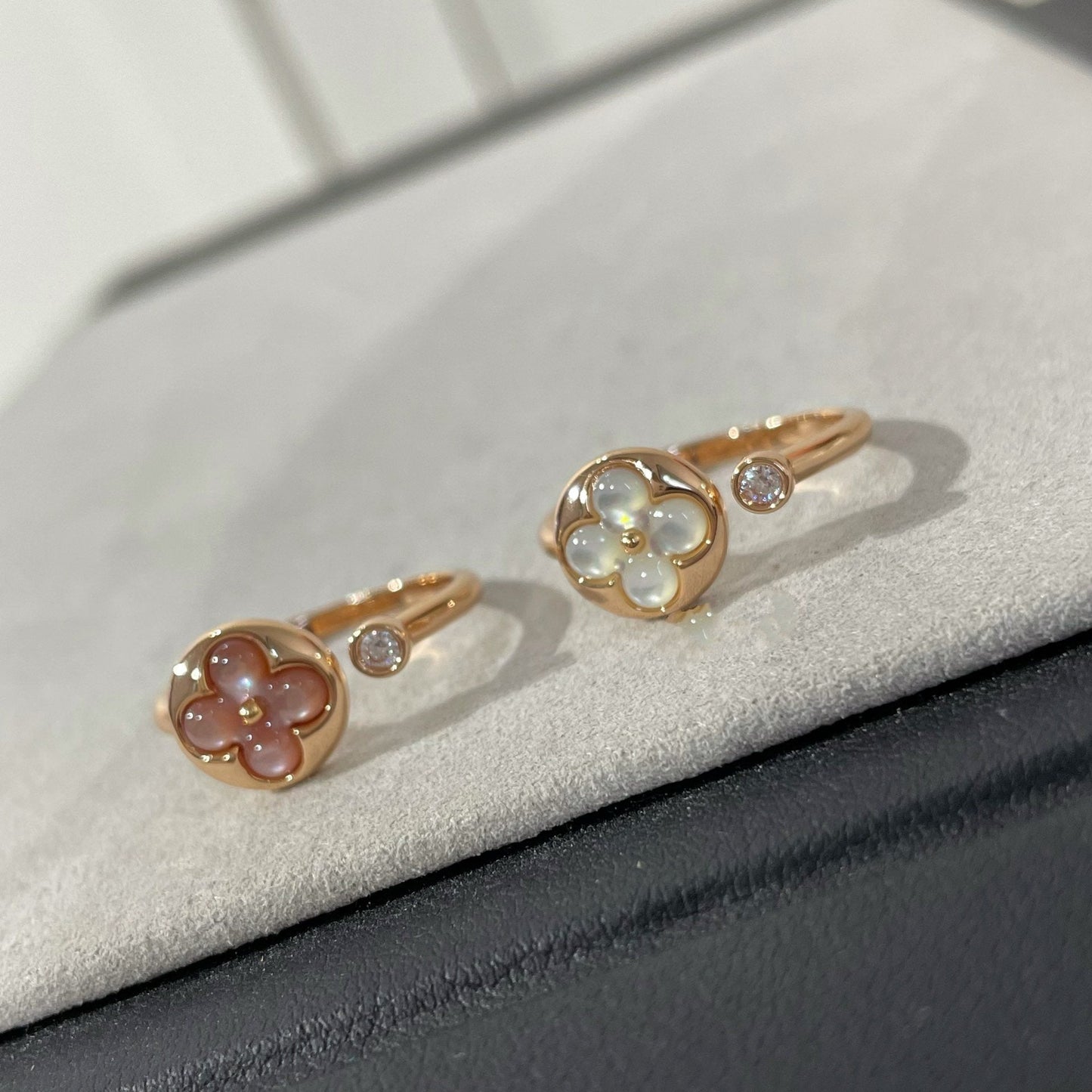 ¡®Glow Jewelry¡¯SUN 1 DIAMOND PINK MOP RING