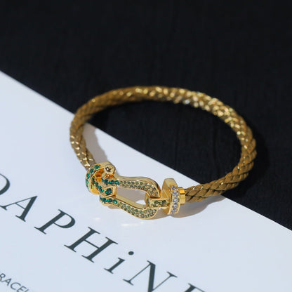 ¡®Glow Jewelry¡¯FORCE 10 GOLD GREEN DIAMOND PAVED
