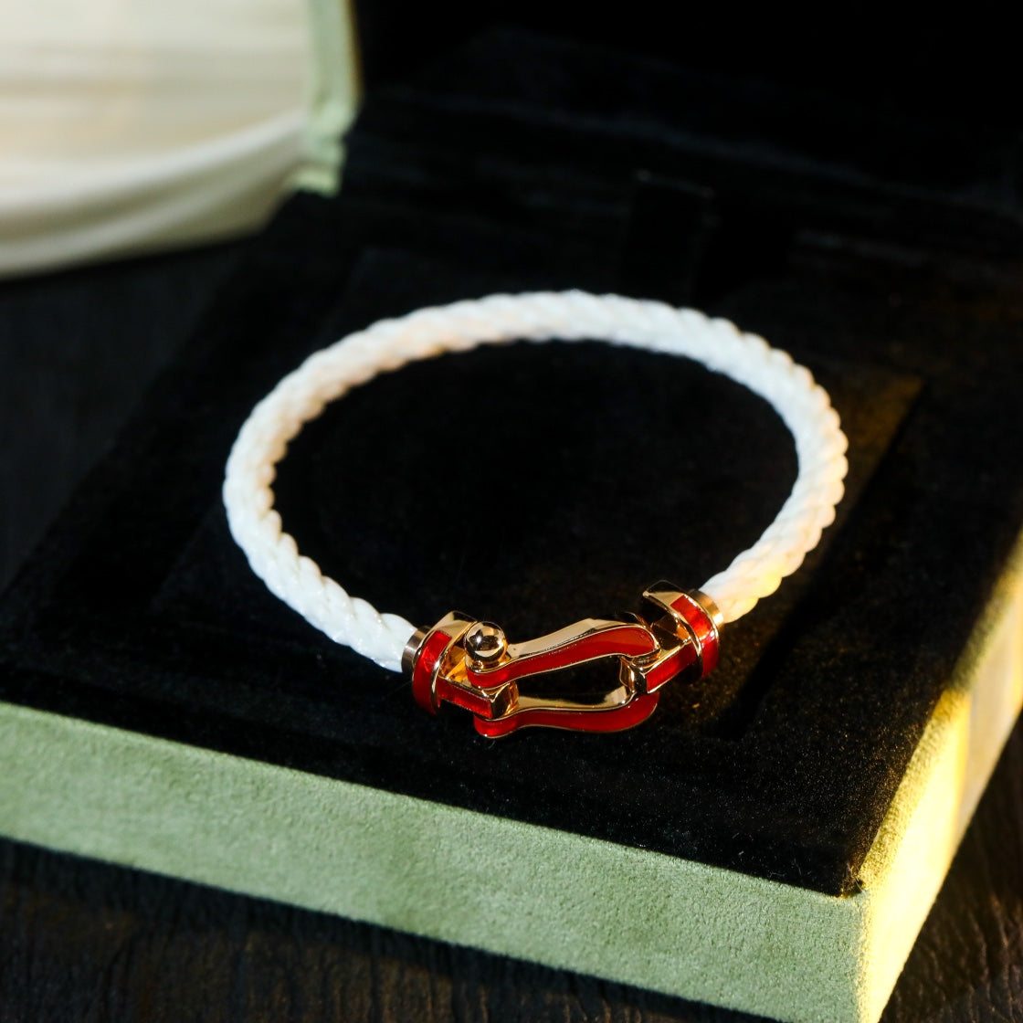 ¡®Glow Jewelry¡¯FORCE 10 WHITE TEXTILE DIAMOND PAVED