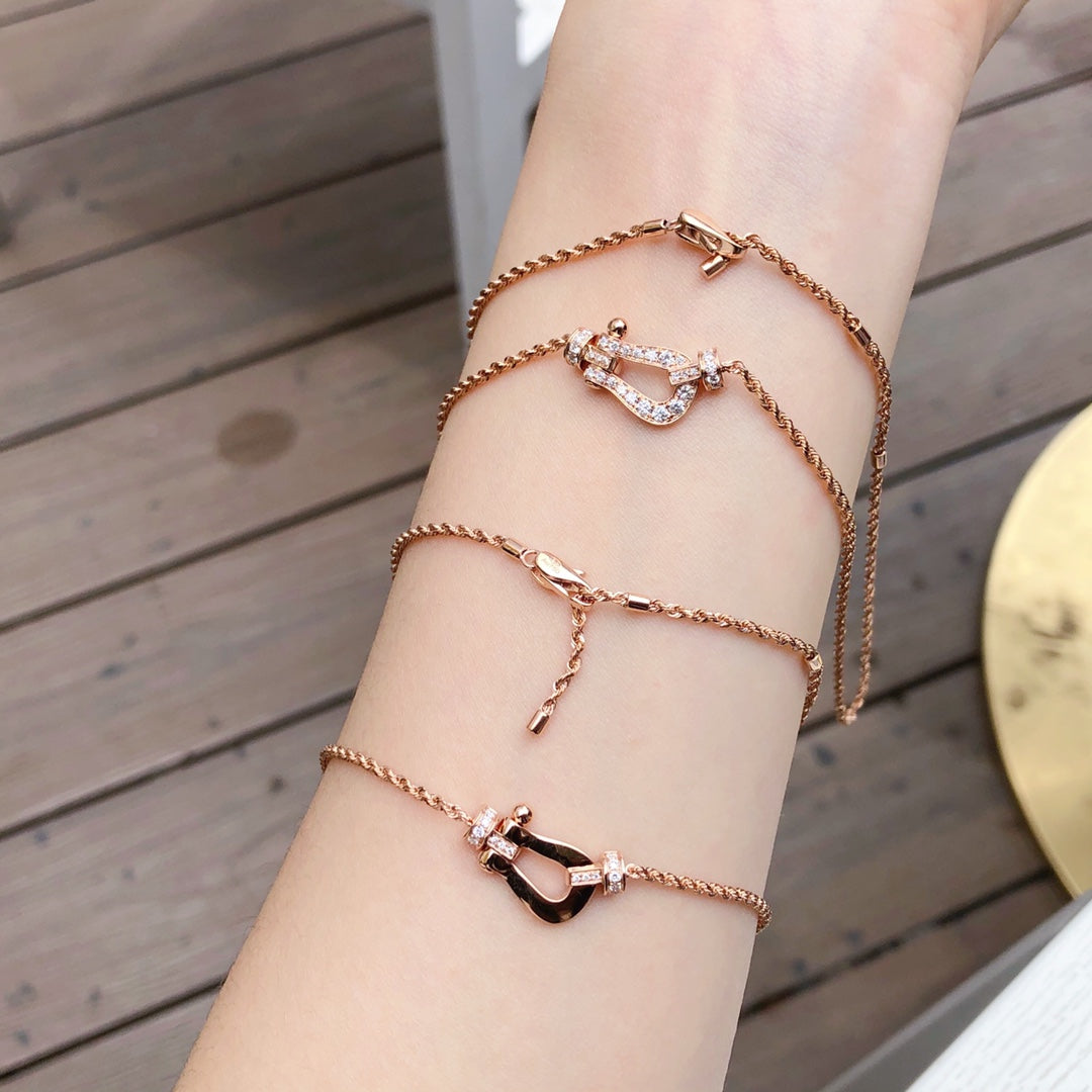 ¡®Glow Jewelry¡¯FORCE 10 PINK GOLD DIAMOND NECKLACE