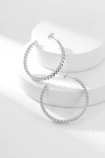 ¡®Glow Jewelry¡¯CLASH HOOP EARRINGS